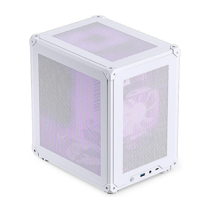 Jonsbo C6 PC-Gehäuse, Mini-Tower, Micro-ATX - weiß