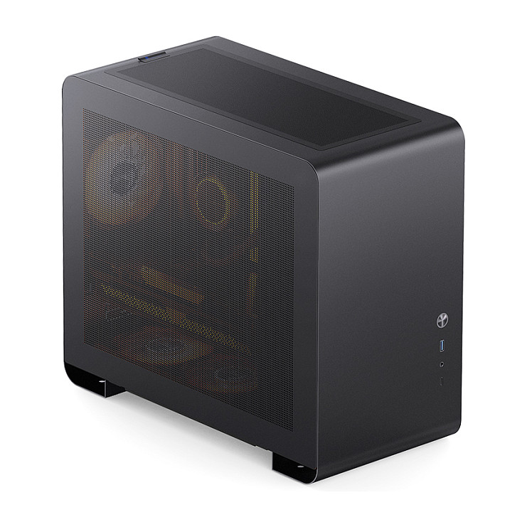 Jonsbo U4 Mini Mesh Micro-ATX-Gehäuse - schwarz