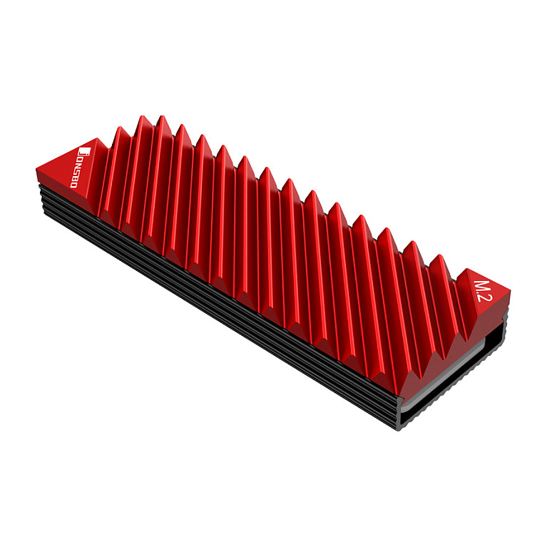 Jonsbo M.2-3 M.2 SSD Kühlkörper - rot Gehäusezubehör
