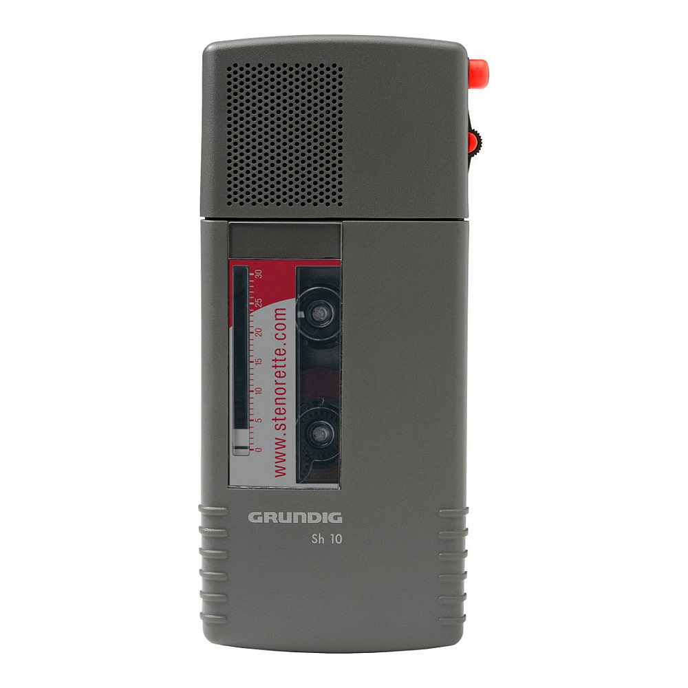 SH 10 Stenocassette dictation machine Titanium (GFI2700) Büro-Ausstattung