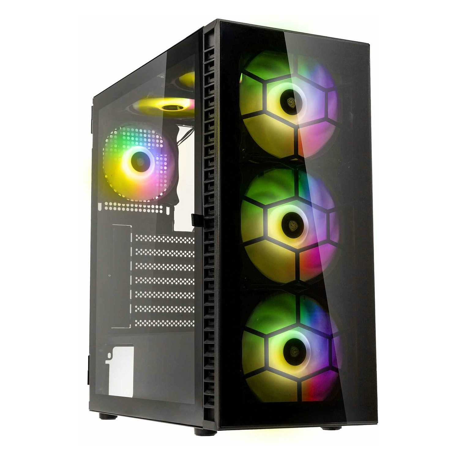 Kolink Observatory HF Glass ARGB Midi-Tower - schwarz Midi-/Mini-Tower