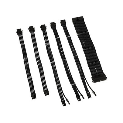 Kolink Core Adept Braided Cable Extension Kit - Black