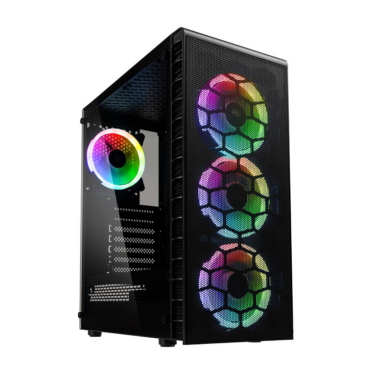 Kolink Observatory Lite Mesh ARGB Midi-Tower - schwarz Midi-/Mini-Tower
