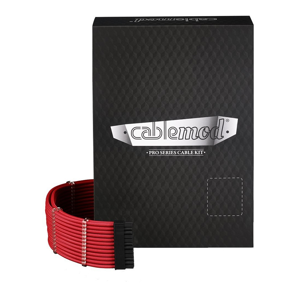 CableMod C-Series PRO ModMesh Cable Kit für Corsair AXi/HXi/RM (Yellow Label) - rot