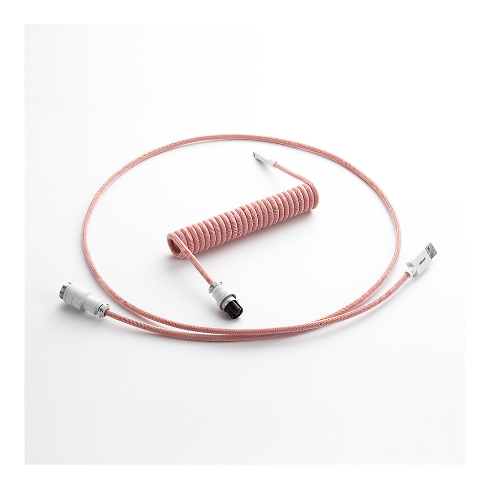 CableMod PRO Coiled Keyboard Cable USB-C zu USB Typ A, Orangesicle - 150cm