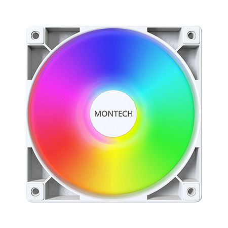 Montech GF120 PWM ARGB Lüfter - 120mm, weiß
