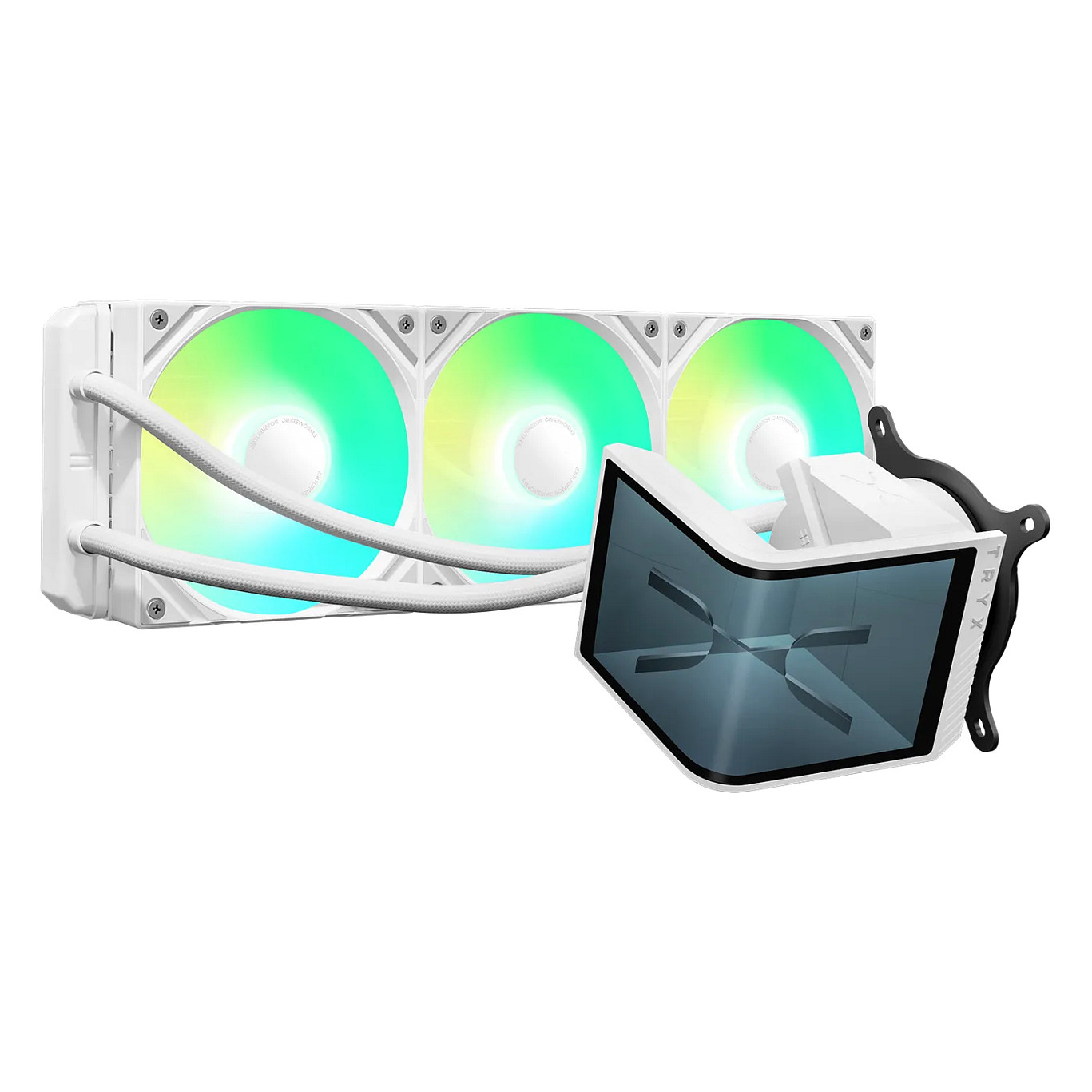K TRYX PANORAMA SE ARGB 360 Komplett-Wasserkühlung, 3D-AMOLED-Display - 360mm, weiß