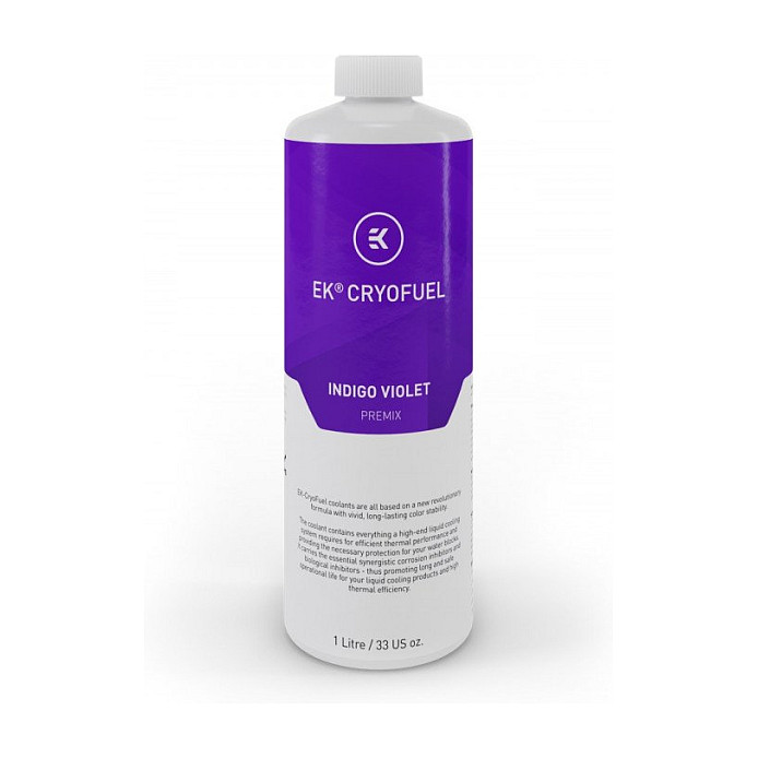 Water Blocks EK-CryoFuel Premix, Indigo Violet - 1000ml Gehäusezubehör