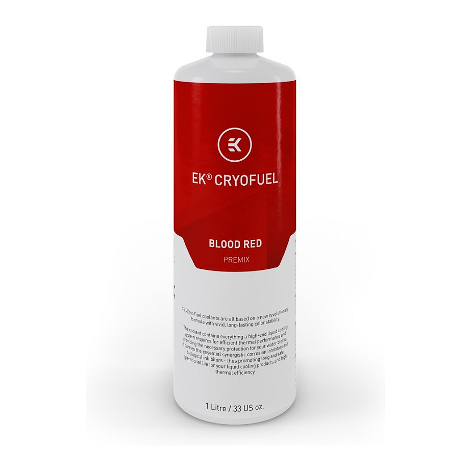 EK Water Blocks EK-CryoFuel Premix, Blood Red - 1000ml Grafikkarten-Zubehör