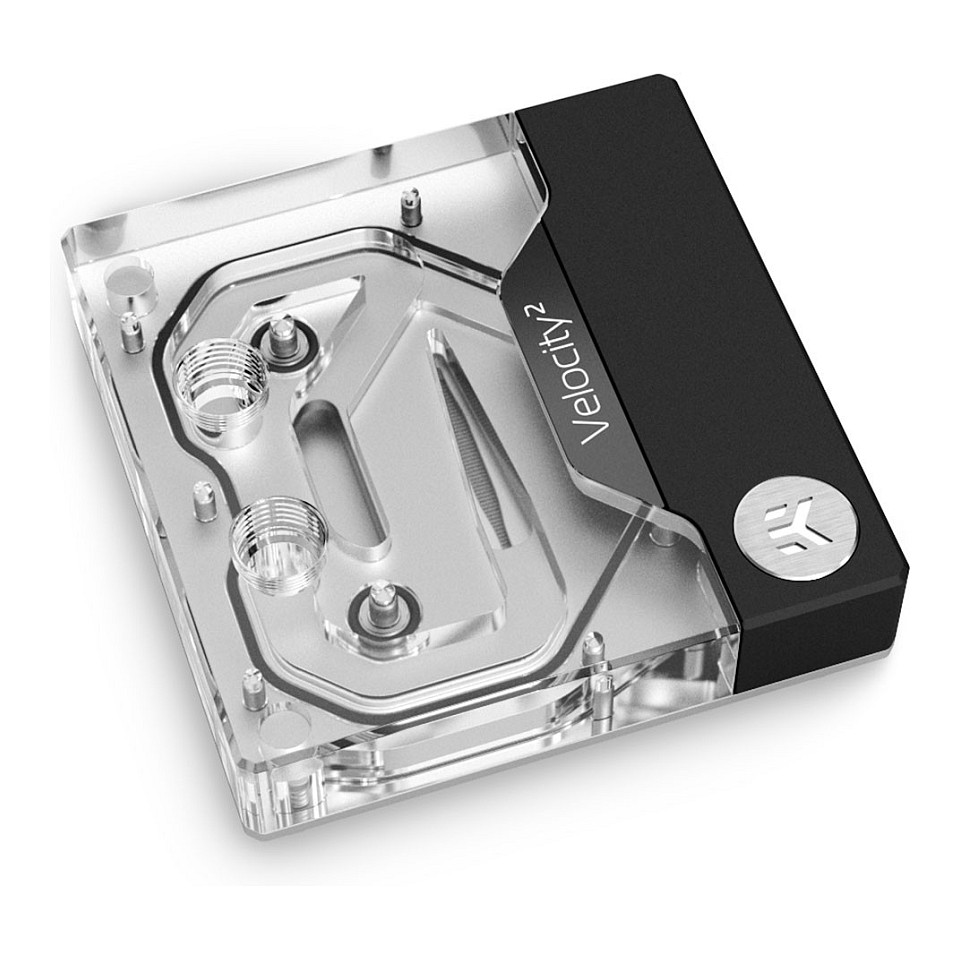 EK Water Blocks EK-Quantum Velocity² D-RGB - 1700/1851, Nickel + Acryl Gehäusezubehör