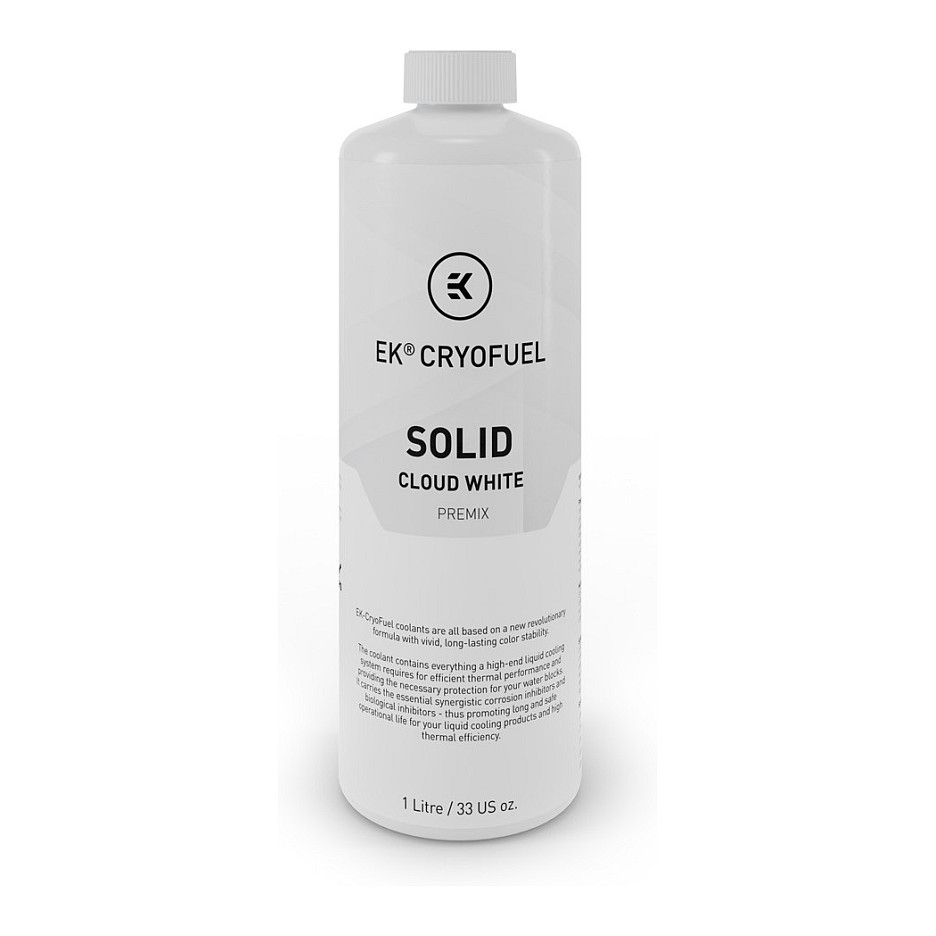 EK Water Blocks EK-CryoFuel Solid Premix, Cloud White - 1000ml Gehäusezubehör