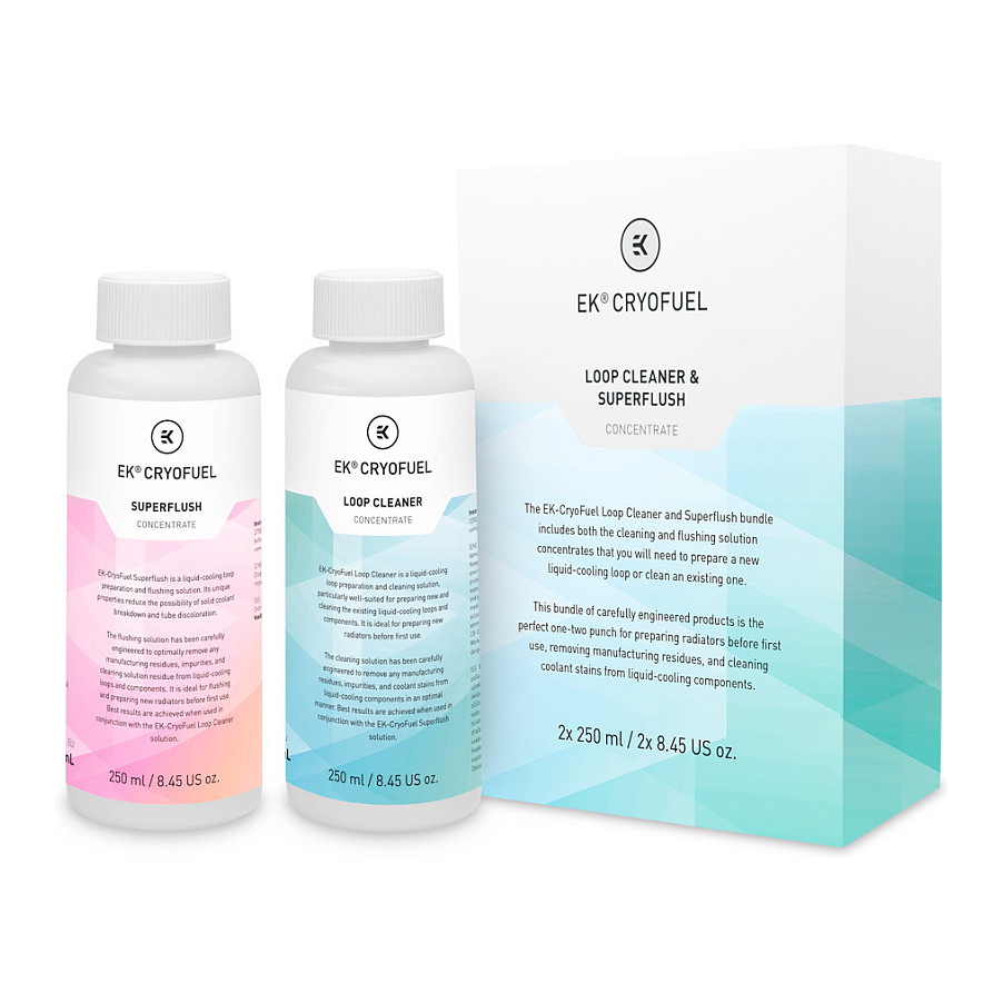 EK Waterblocks EK-CryoFuel Loop Cleaner + Superflush Konzentrat - 250ml