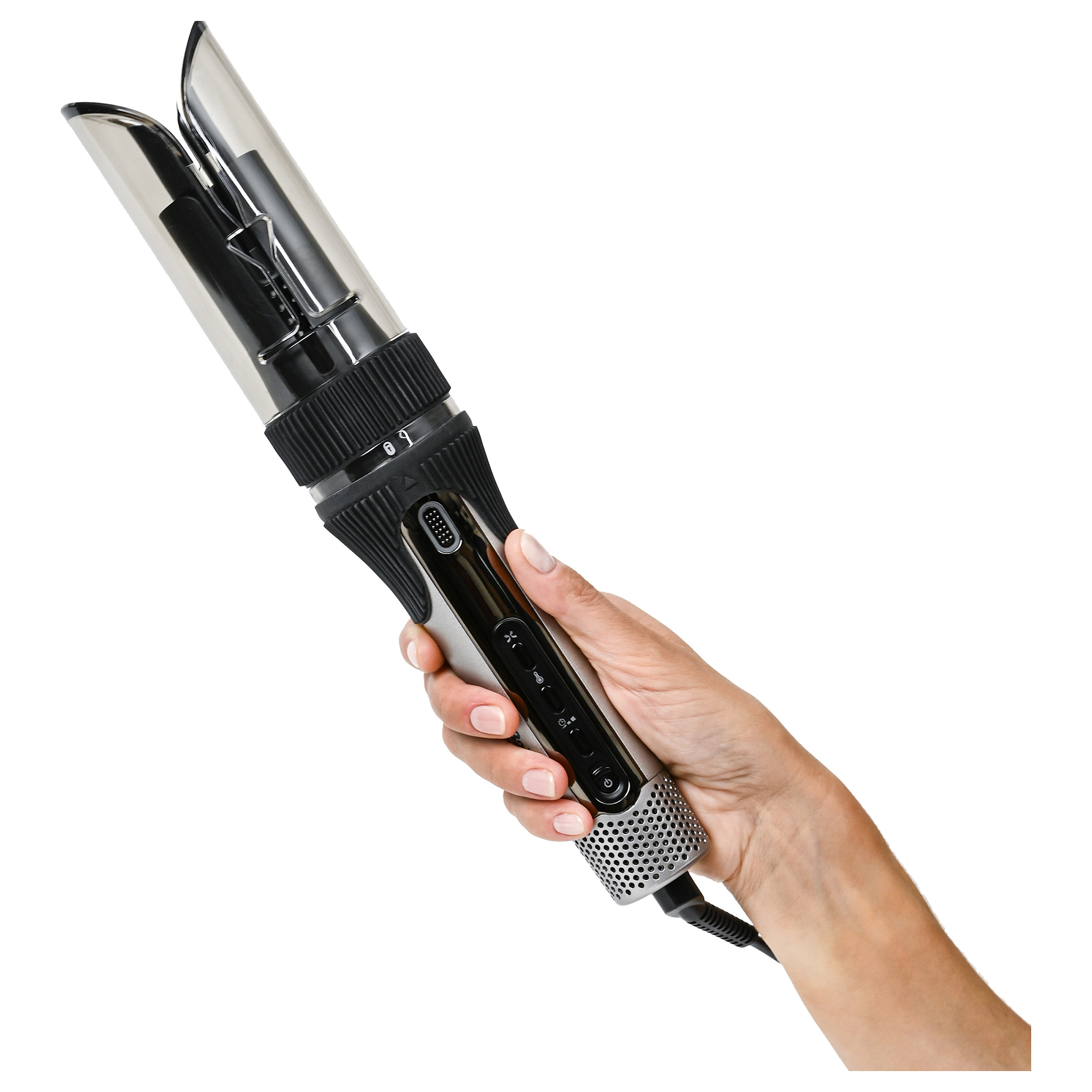 Style Secret Air Hair Curler C6688E, Grey/Black