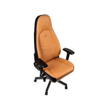 noblechairs ICON Echtleder Gaming Stuhl - cognac/schwarz Gaming-Stühle