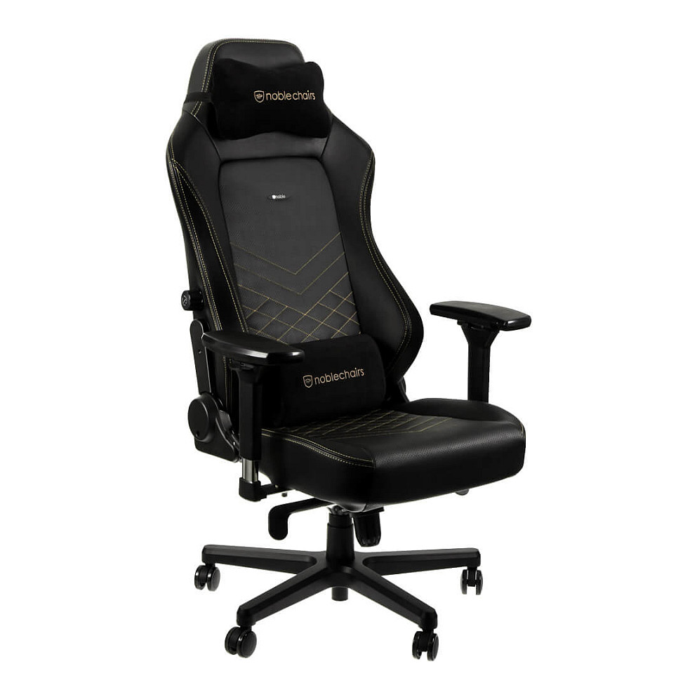 noblechairs HERO Gaming Stuhl - schwarz/gold Gaming-Stühle