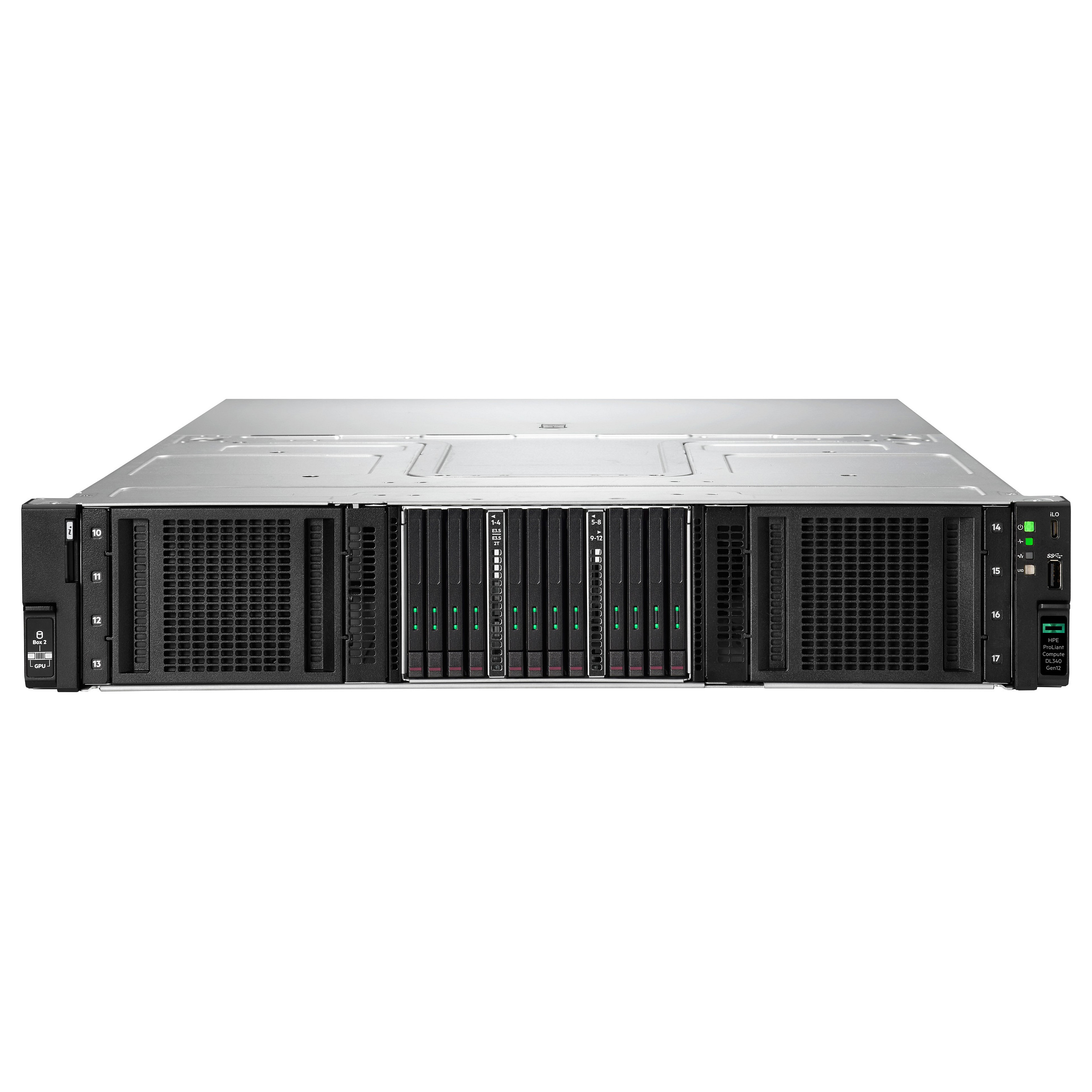 Server HPE ProLiant DL340 Gen12 2HE 6505P 2.2GHz 12-Core 2x32GB-R 8SFF Hot Plug MR408i-o 2x1000W
