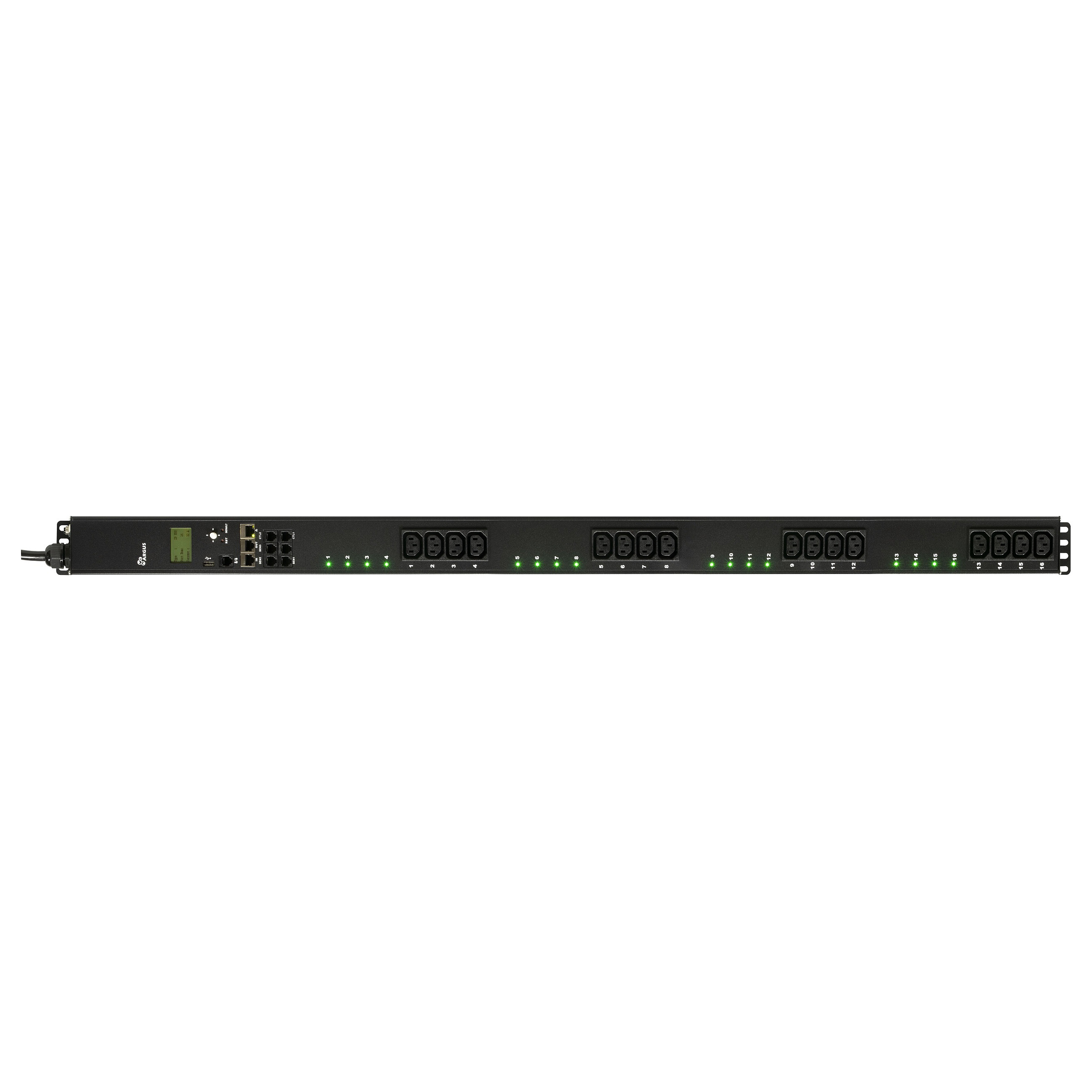 Inter-Tech IPC PDU SA-1632EU WN 32A f. den vertikalen Einbau Netzwerk- und Serverschränke