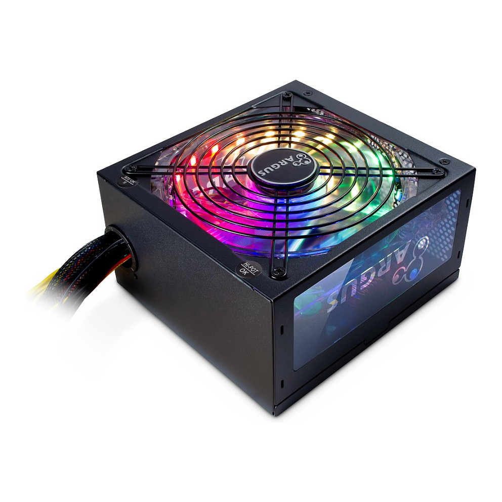 Inter-Tech Netzteil 500W Argus RGB-500W II 140mm Lüfter retail