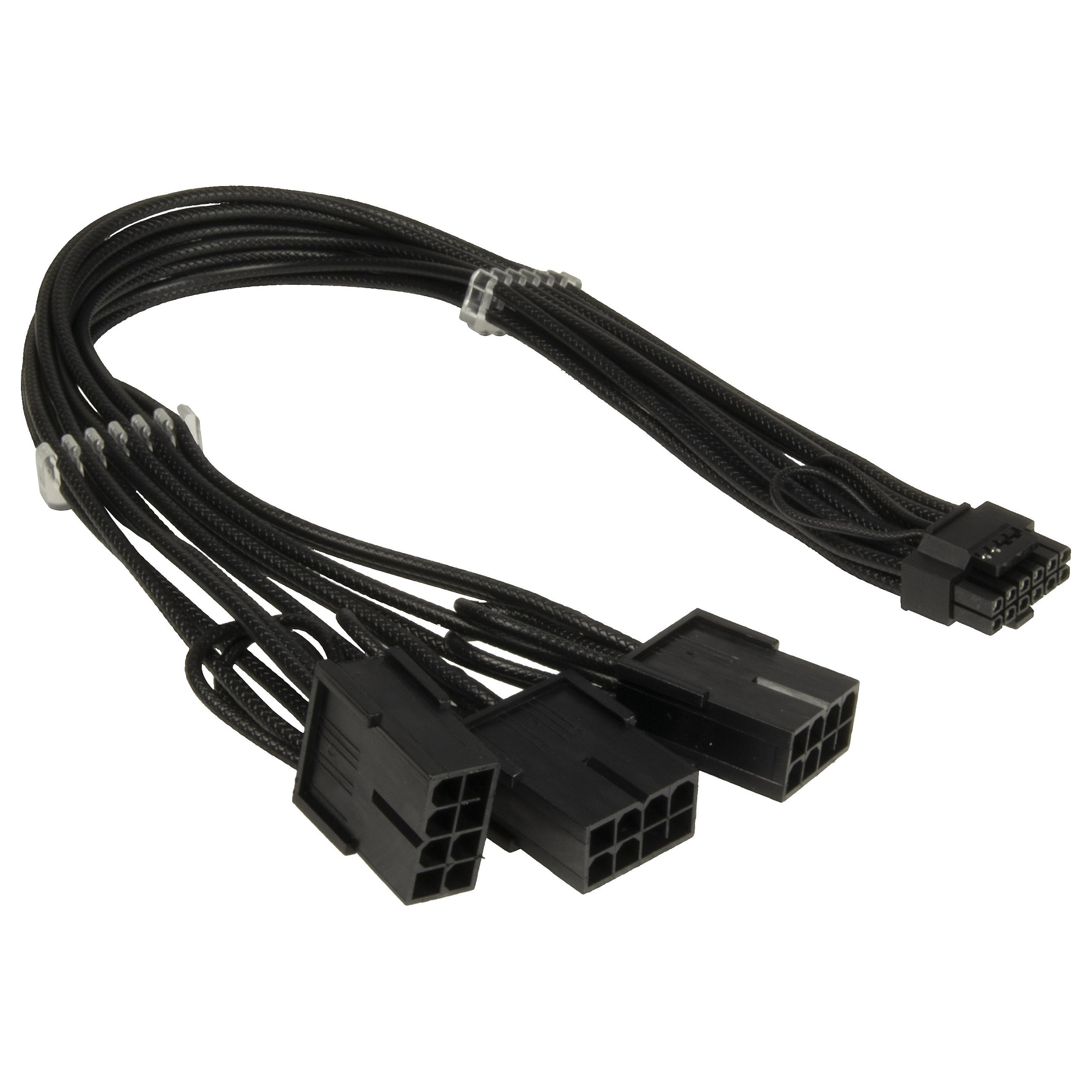 Inter-Tech Adapter GPU-02 (12pin) auf 3x8pin PCIe, 34cm