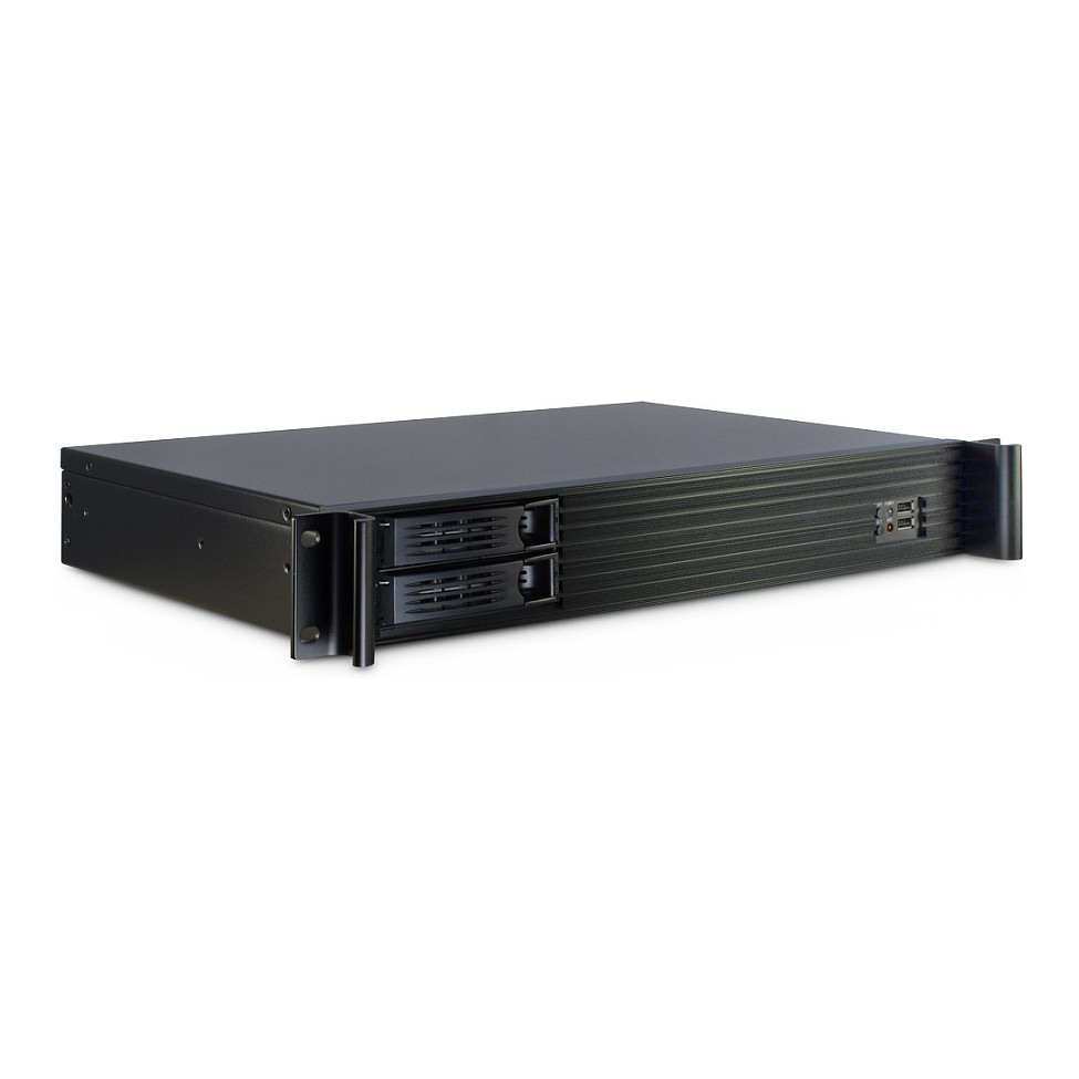 Inter-Tech 1.5U-1528L Rack Black - Inter-Tech 1.5U-1528L, Rack,