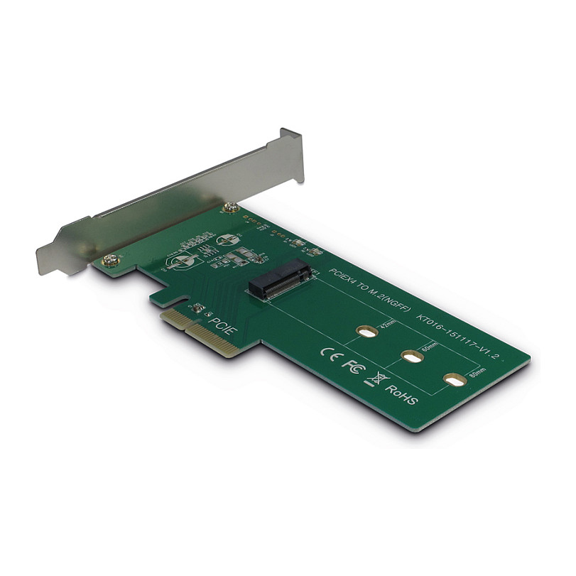 PCIe Adapter Karte KT016 PCIe x4 -> M.2 Slot