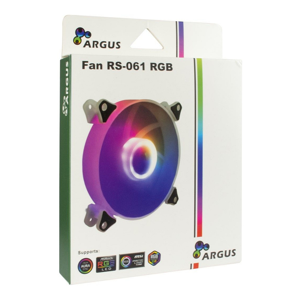 Inter-Tech Lüfter 120*120*25 ARGUS RS-061 RGB retail