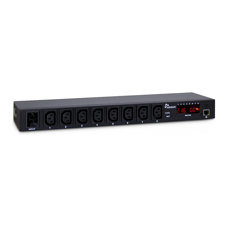 Inter-Tech SW-0816 power distribution unit (PDU) 8 AC outlet(s) Black