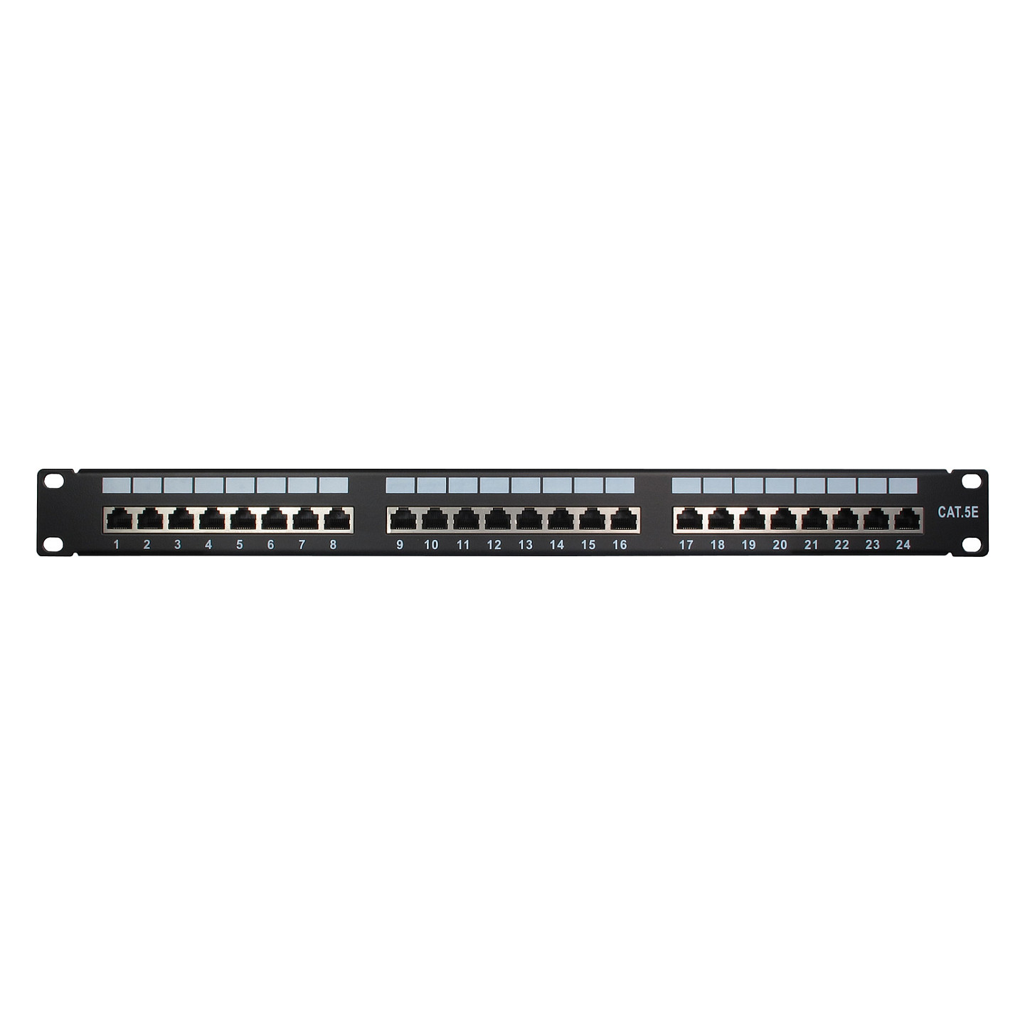 Inter-Tech 19"" Patchpanel Cat.5e STP 24 Port Metall