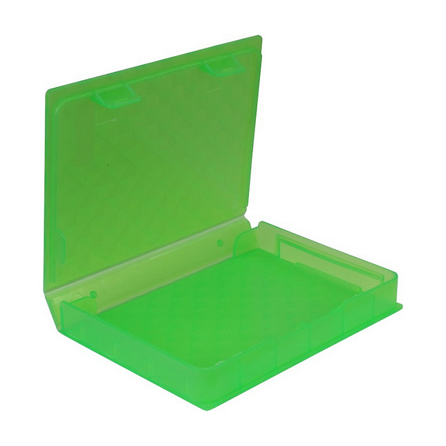 HDD Schutzbox 2,5"" Kunststoff grün