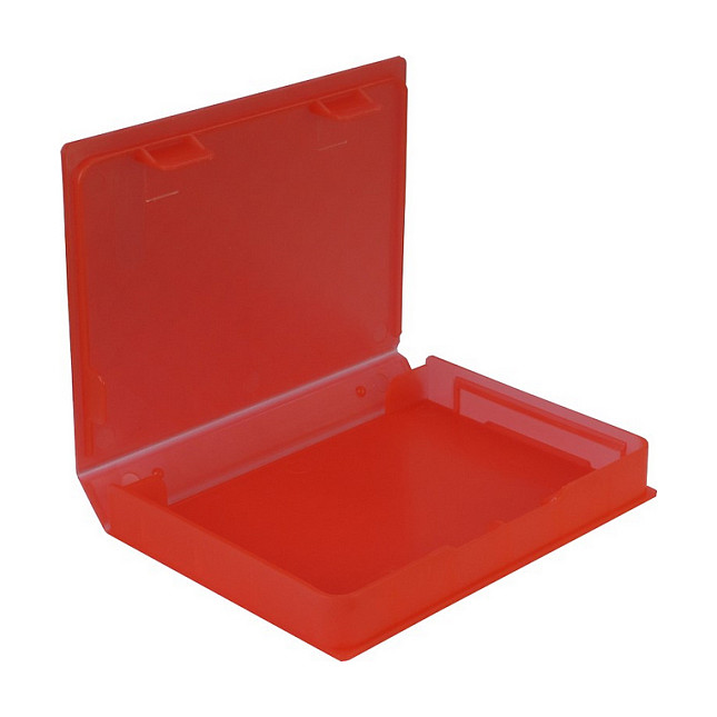 HDD Schutzbox 2,5"" Kunststoff rot