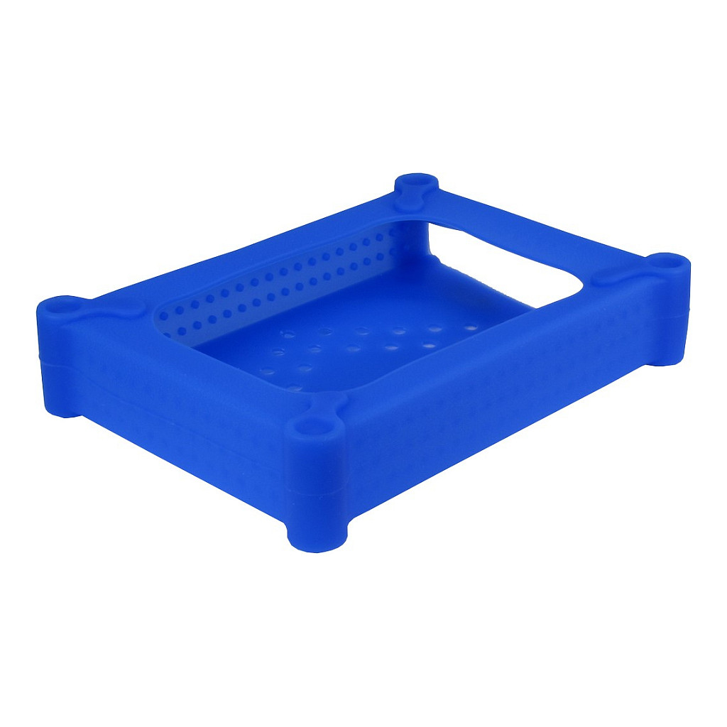 HDD Schutzhülle pour 3,5"" Silikon blau