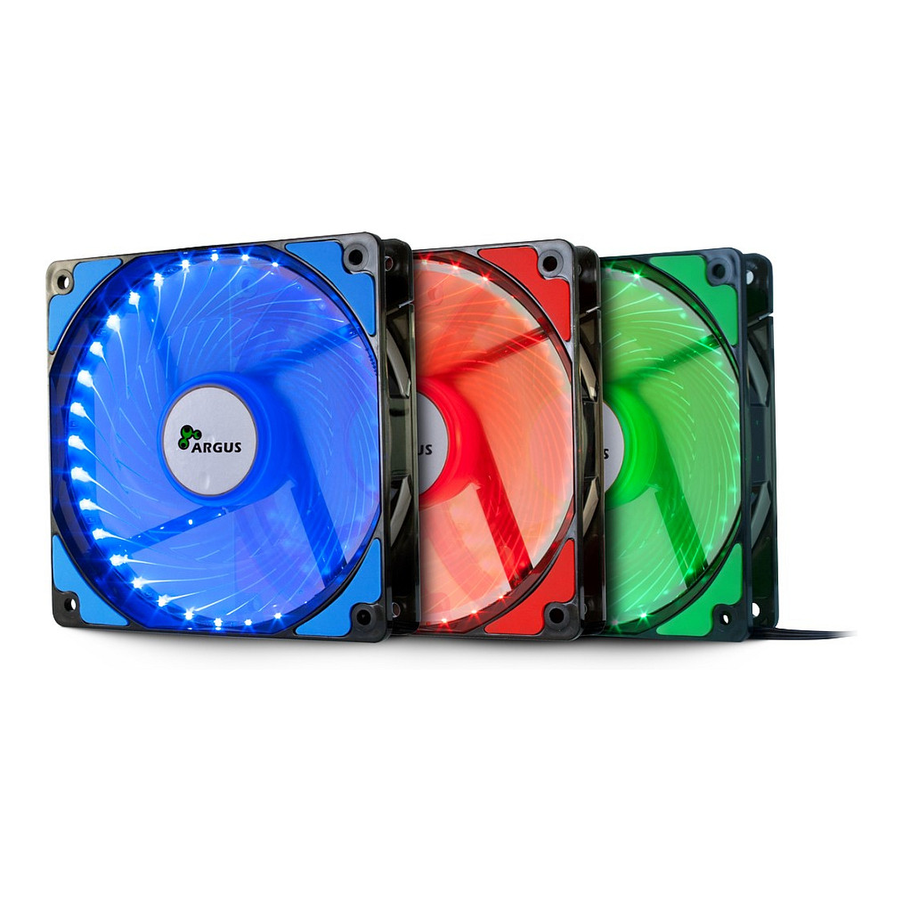 Inter-Tech Lüfter 120*120*25 ARGUS L-12025 GR, grün