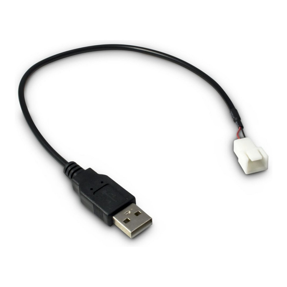 Inter-Tech Adapter USB AM auf 3Pin Buchse, 30 cm