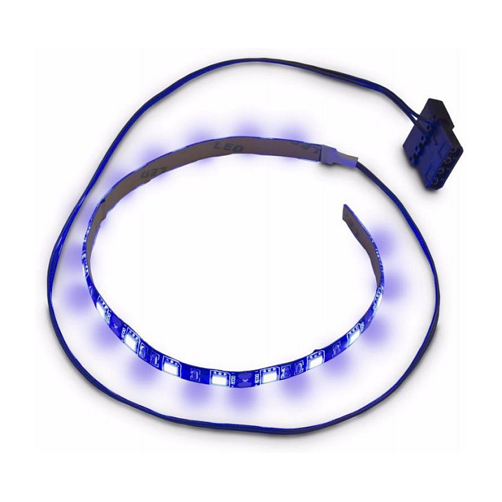 Inter-Tech LED Streifen 30 cm, Molex, Blaue LEDs Gehäusezubehör