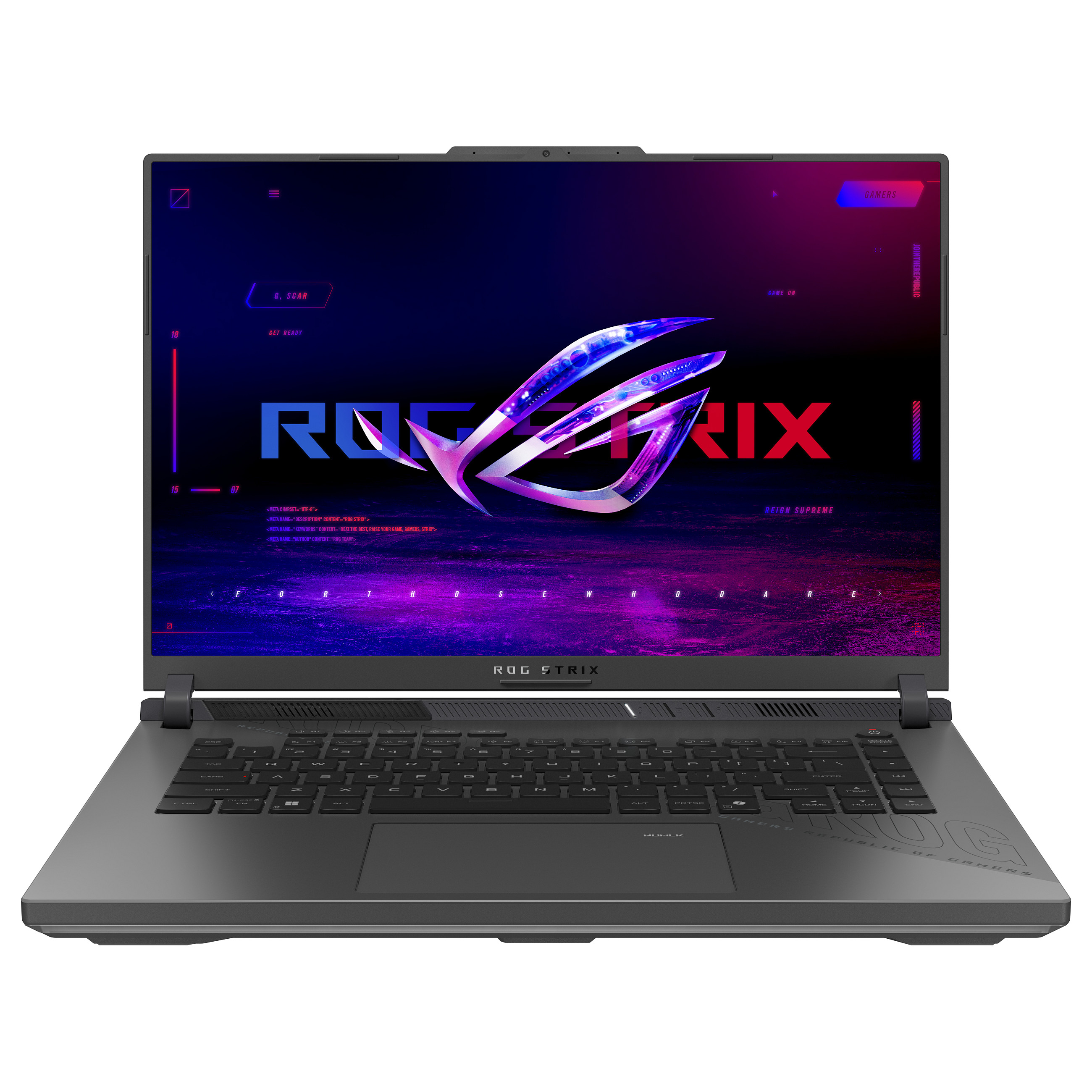 ASUS ROG Strix G16 G614FR-TS229W RYZ9-9955HX/32GB/1TBSSD/RTX5070Ti/W11 Home Notebooks