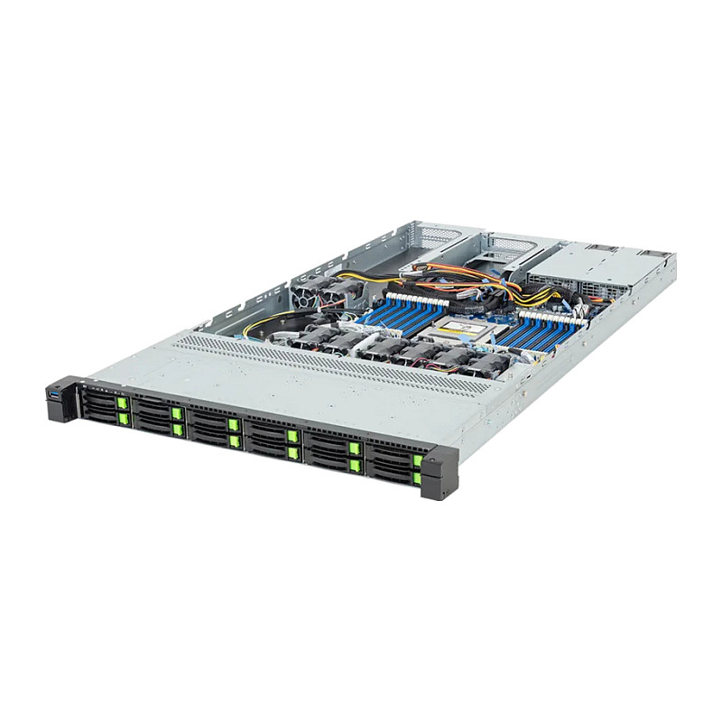 Barebone Server Gigabyte Barebone R163-ZG2-AAJ2 Rev. 3.x Rack Server 1U Single Sockel SP5 6NR163ZG2DR000ACJ2 Server Barebone