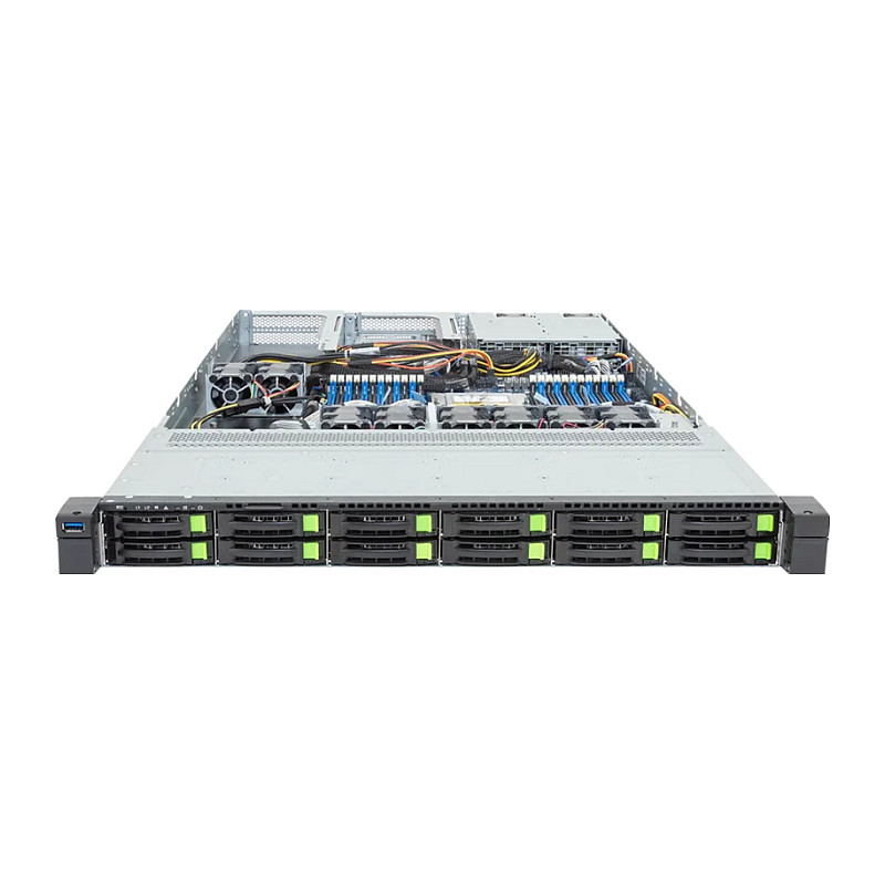 Barebone Server Gigabyte Barebone R163-ZG2-AAJ2 Rev. 3.x Rack Server 1U Single Sockel SP5 6NR163ZG2DR000ACJ2