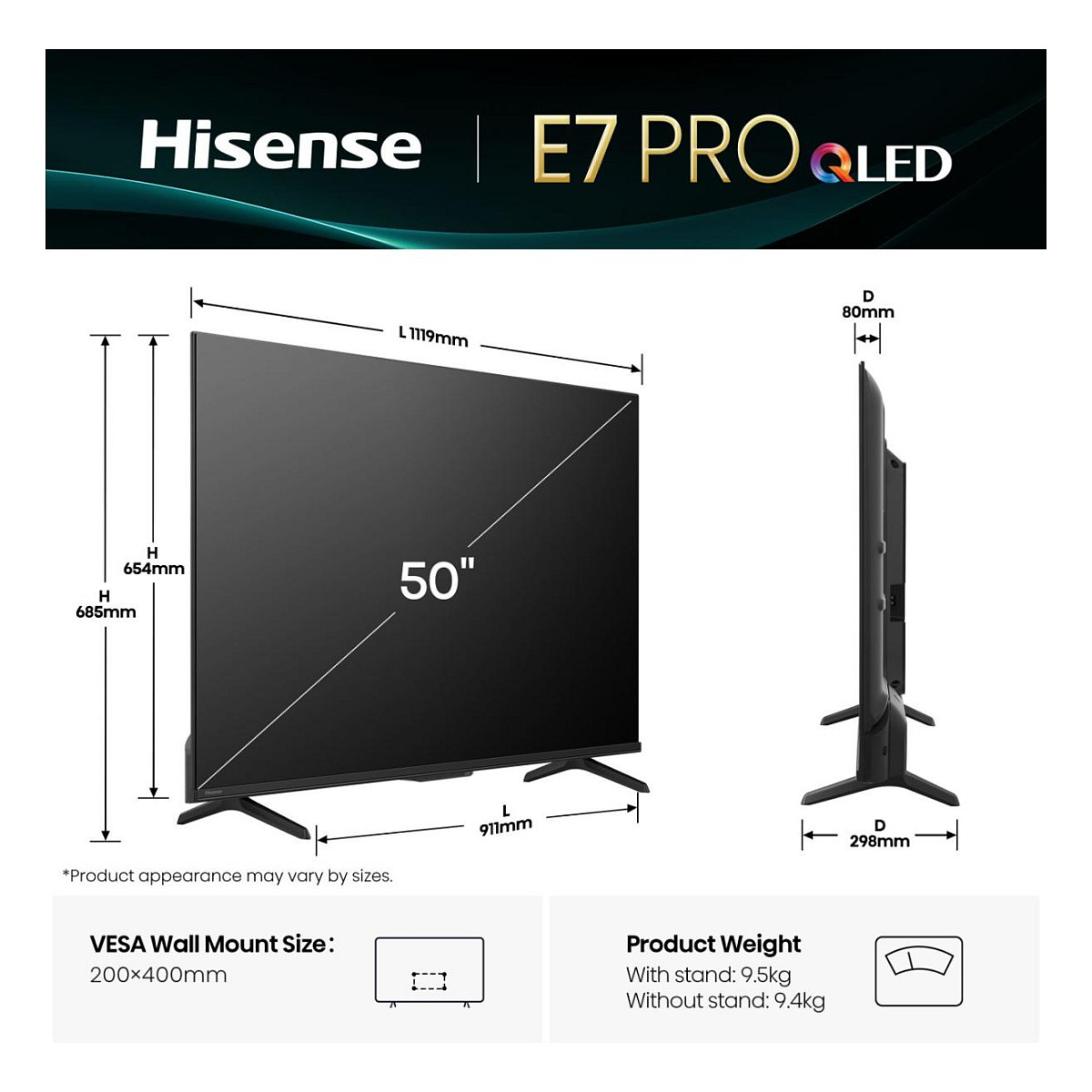 127 cm (50
