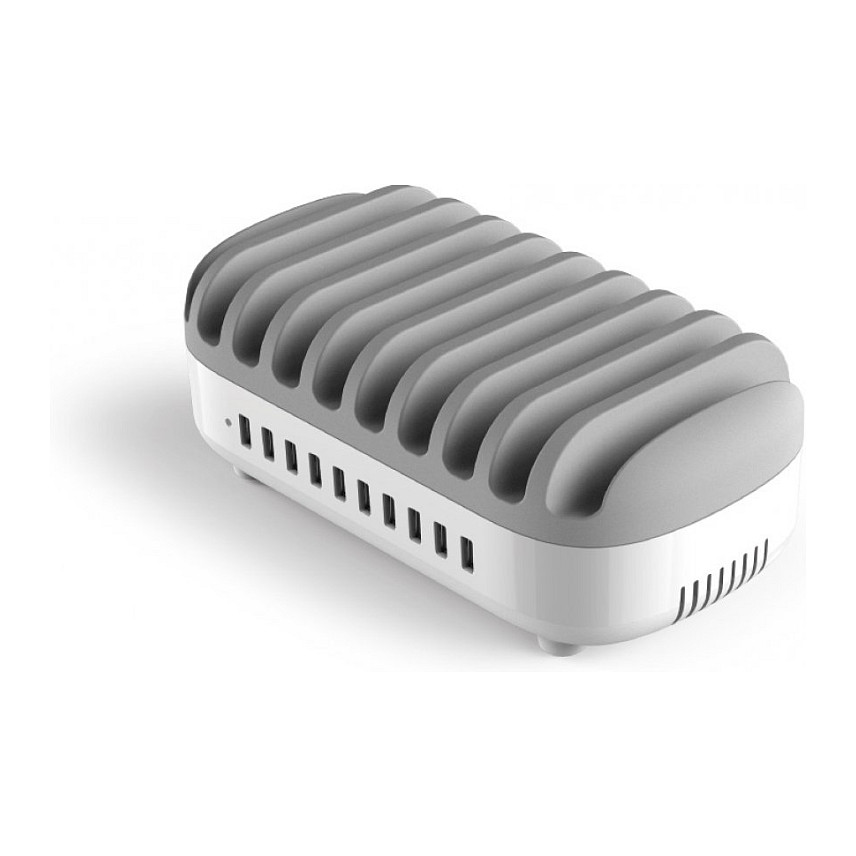 Compulocks 10 Ports USB Charging Dock Station With EU Plug - Ladestation - 120 Watt - 2.4 A - 10 Ausgabeanschlussstellen (USB)