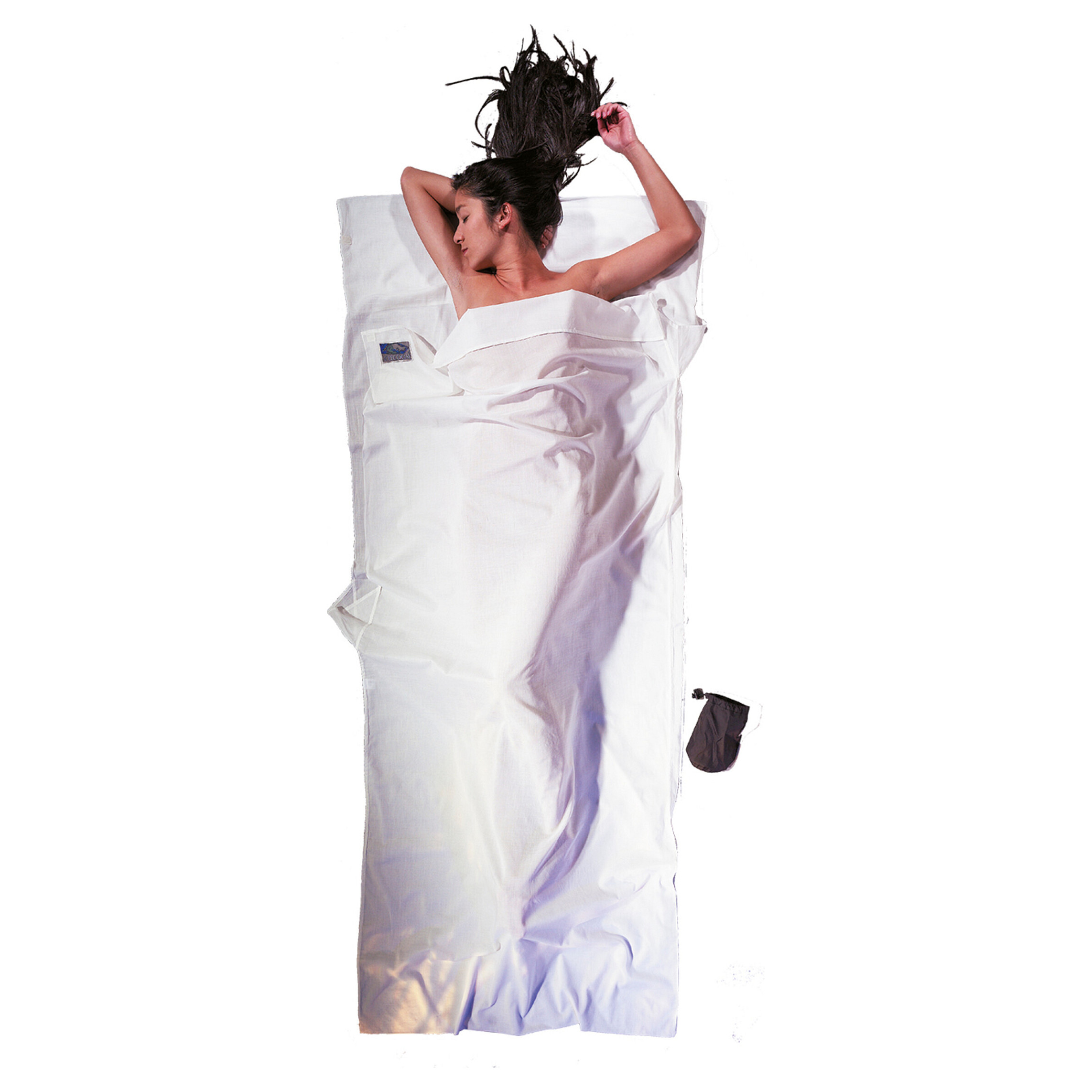 Cocoon Leicht-Reiseschlafsack, Rechteck, 220 x 90 cm, 100 % Baumwolle, natural
