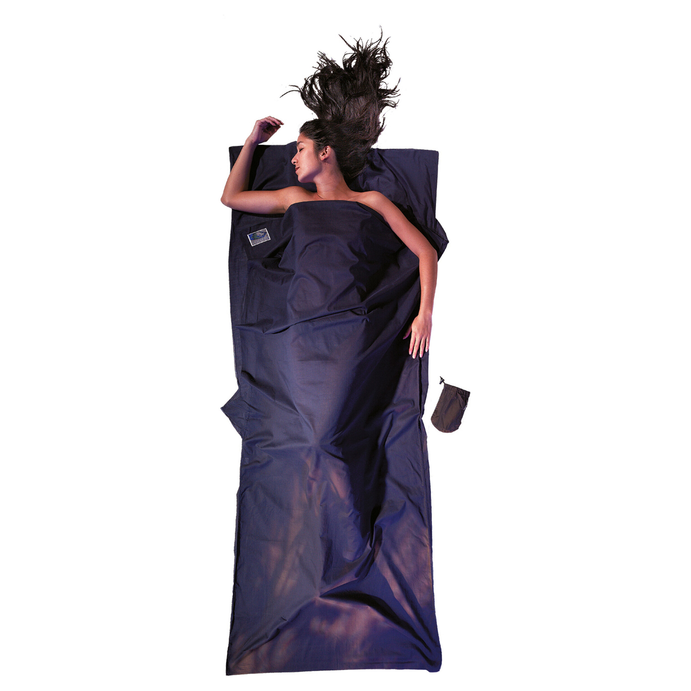 Cocoon Leicht-Reiseschlafsack, Rechteck, 220 x 90 cm, gypt. Baumwolle, tuareg