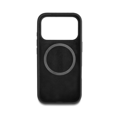 Delock Schutzhülle für iPhone 17 Pro kompatibel mit MagSafe aus Soft-Touch Silikon schwarz Smartphone Zubehör