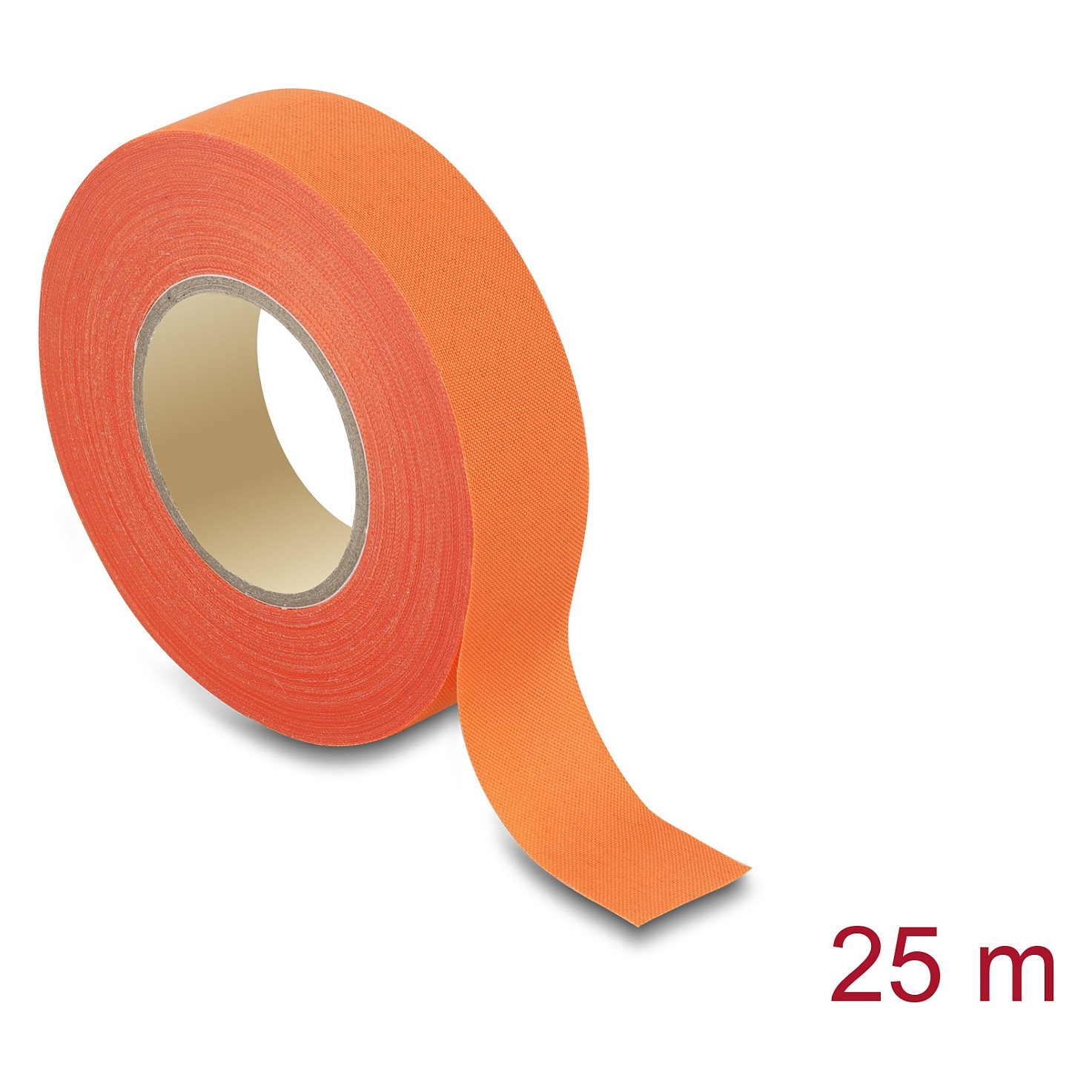 Gewebeklebeband 25 m x 19 mm reißbar selbstklebend orange