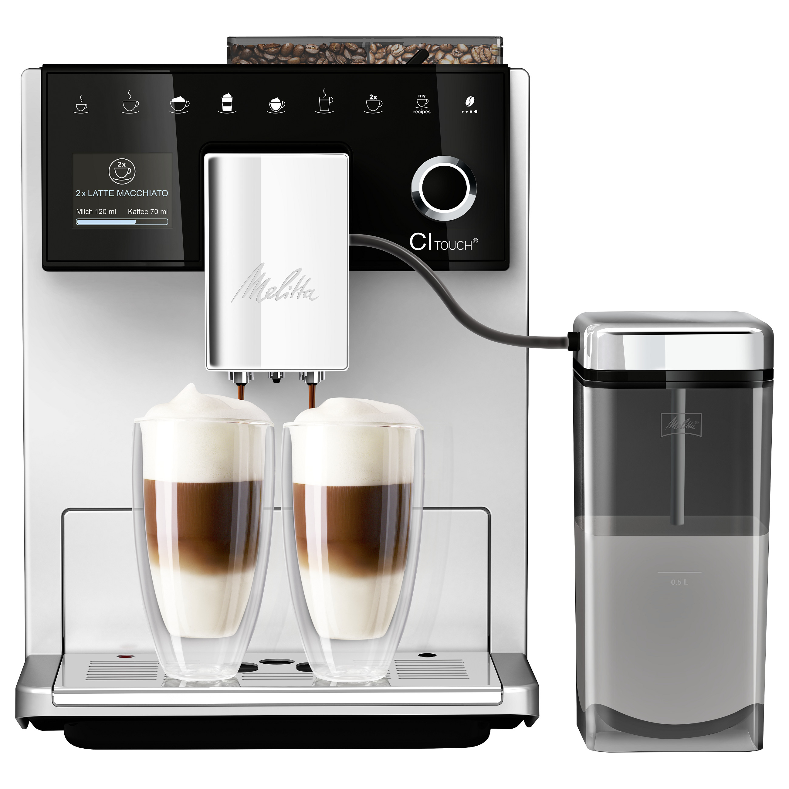 Melitta CI Touch Silver espresso machine F630-11 Haushaltskleingeräte