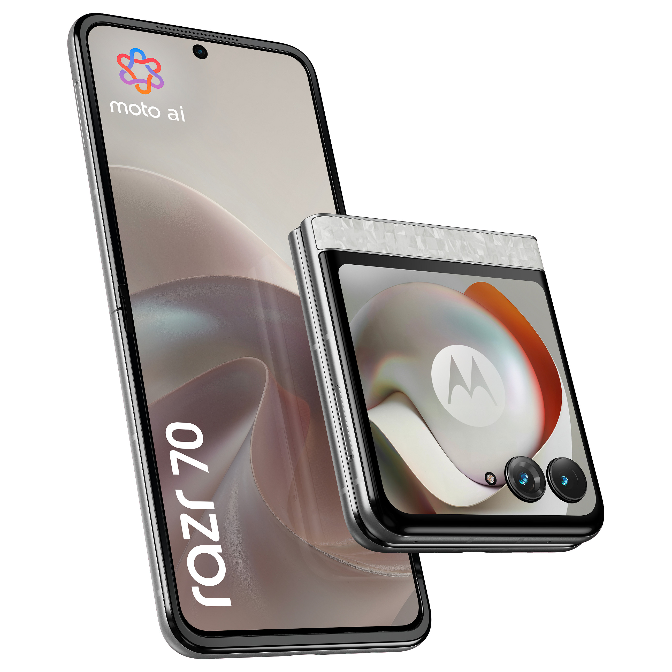 TEL Motorola Razr 70 5G 8RAM 256GB bright white Smartphones