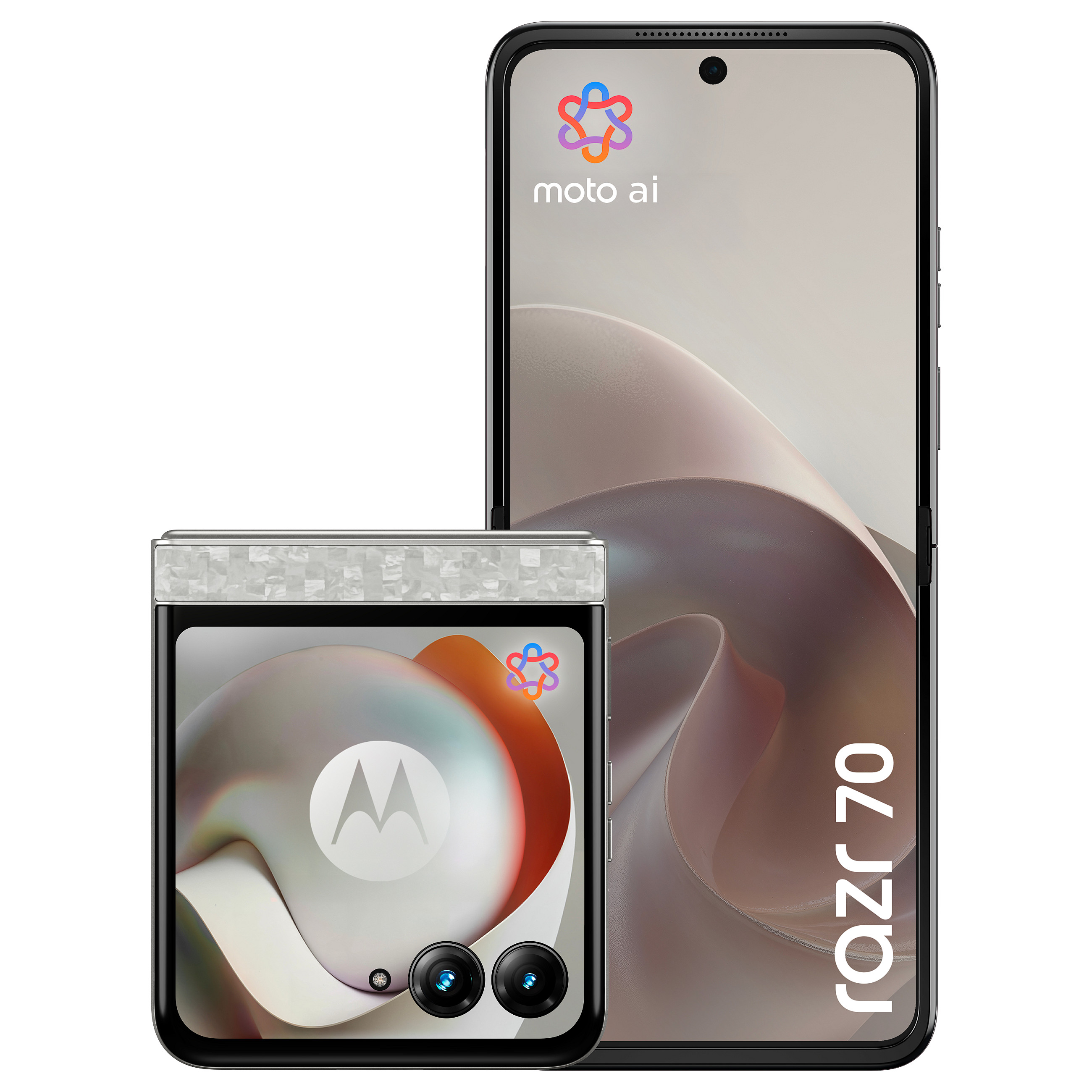 TEL Motorola Razr 70 5G 8RAM 256GB bright white