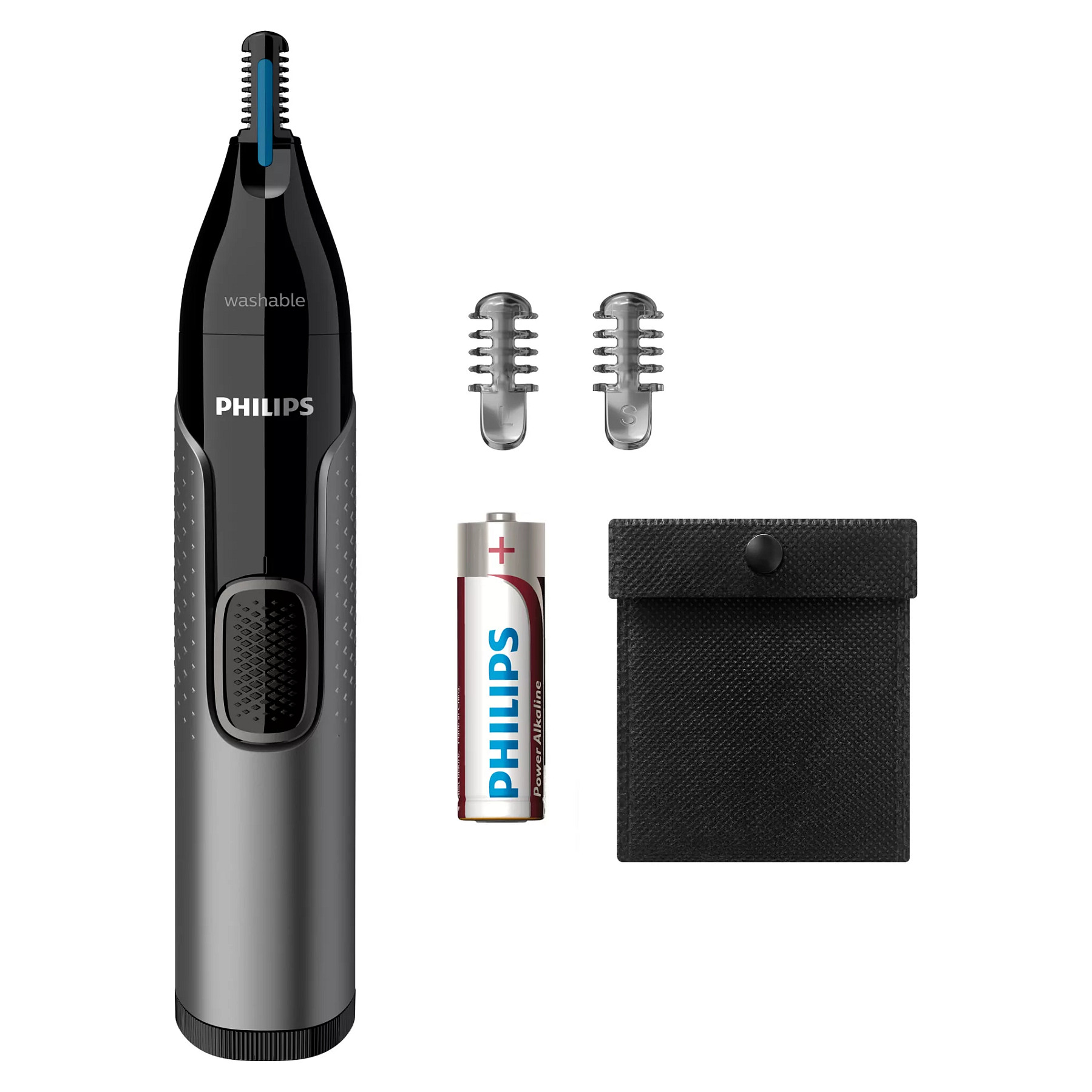 Philips Series 3000 NT3650/16, Nasen-/Ohrenhaartrimmer (grau/schwarz)