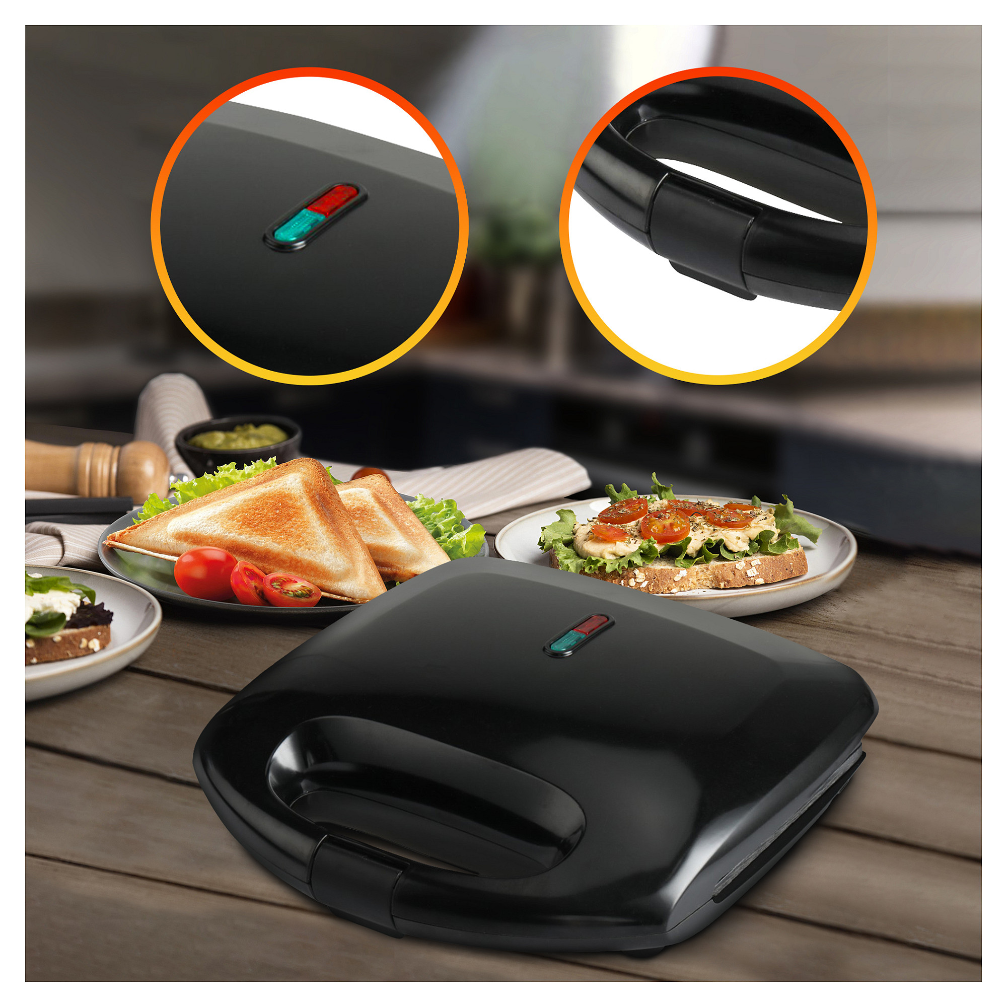 Extralink Smart Life Sandwich Maker SJ-22, 750W