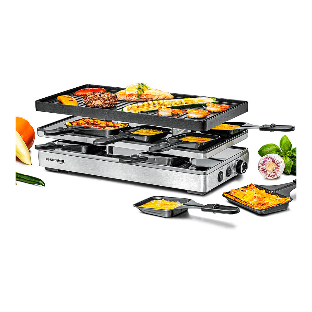 Rommelsbacher RCP 1800 Pizza Raclette Haushaltskleingeräte