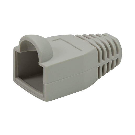 Modular RJ45 Plug Cable Boot 6.5mm GREY, 50pcs